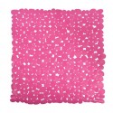 Tapis Fond de douche PVC GALETS 53x53cm Rose MSV MSV