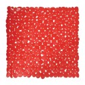 Tapis Fond de douche PVC GALETS 53x53cm Rouge MSV MSV