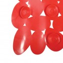 Tapis Fond de douche PVC GALETS 53x53cm Rouge MSV MSV