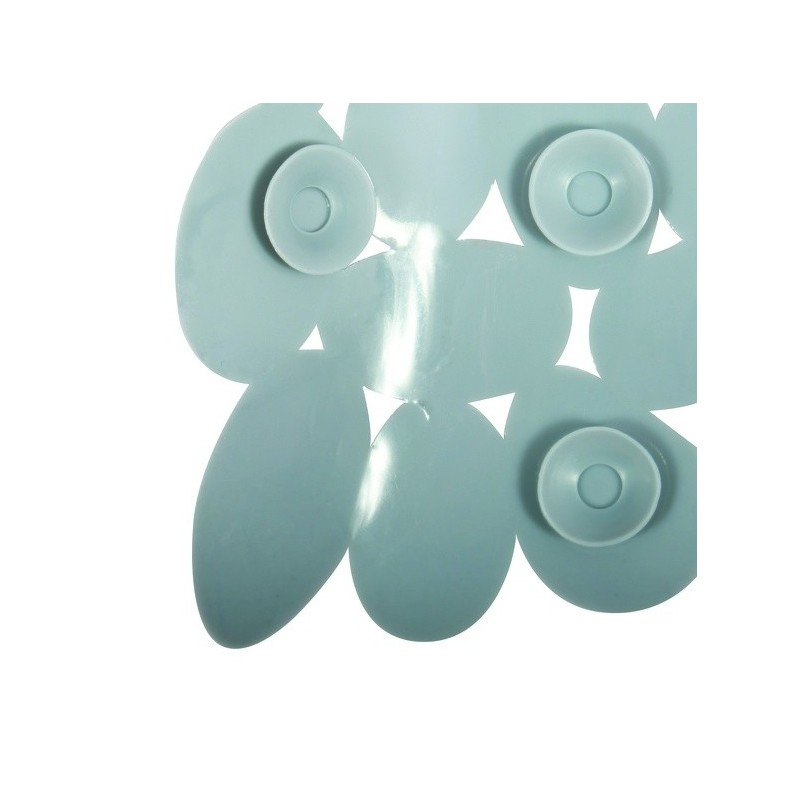 Tapis Fond de douche PVC GALETS 53x53cm Gris MSV MSV