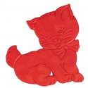 Lot de 5 stickers figurines antidérapantes de douche ou baignoire Caoutchouc Motif chat 12,5x11cm Multicolor MSV MSV