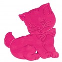 Lot de 5 stickers figurines antidérapantes de douche ou baignoire Caoutchouc Motif chat 12,5x11cm Multicolor MSV MSV