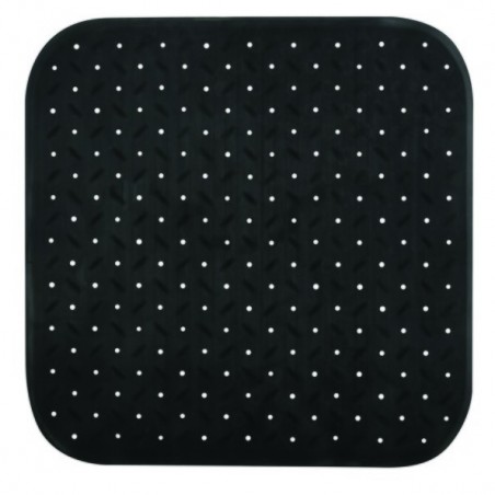 Tapis Fond de douche antidérapant Caoutchouc CLASS 54x54cm Noir MSV MSV