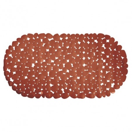 Tapis antidérapant fond de baignoire PVC 35x68cm Terracotta MSV MSV