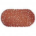 MSV Tapis antidérapant fond de baignoire PVC 39x99 Terracotta MSV