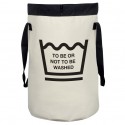 Spirella laundry basket FUNWASH 75L Black & White Spirella