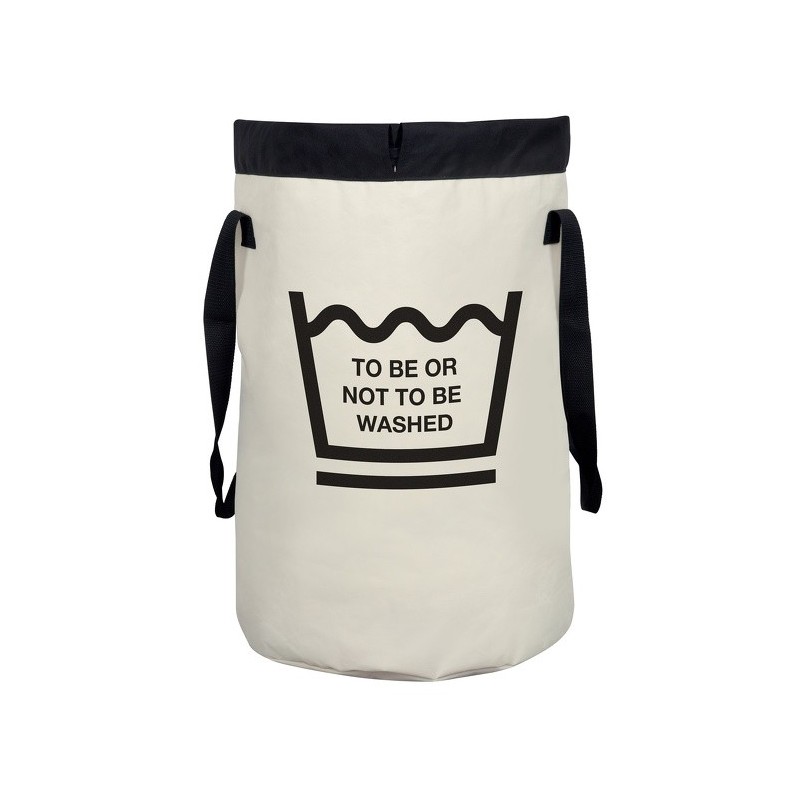 Panier à linge FUNWASH 75L Noir & Blanc Spirella Spirella