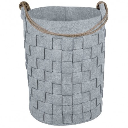 Panier à linge COSYHOME 70L Gris Spirella Spirella