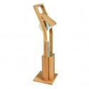 Combiné Incliné Wc Bambou & Inox MSV MSV