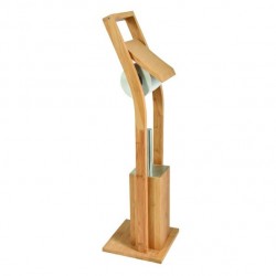 MSV Combiné Incliné Wc Bambou & Inox