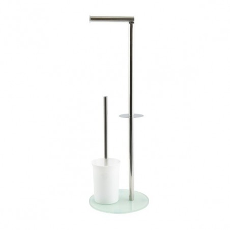 MSV Kombi-WC Edelstahl & Weißglas MSV
