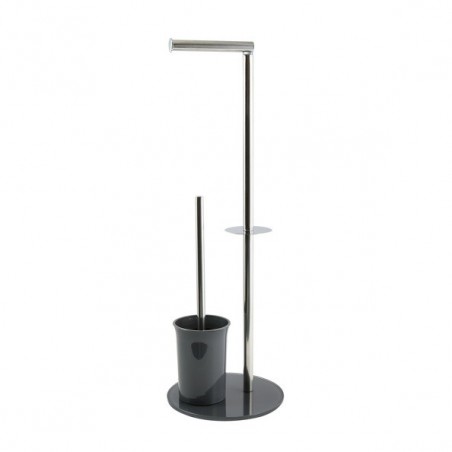 Combiné Wc Inox & Verre Gris MSV MSV