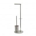 Combiné Wc Inox & Verre Taupe MSV MSV