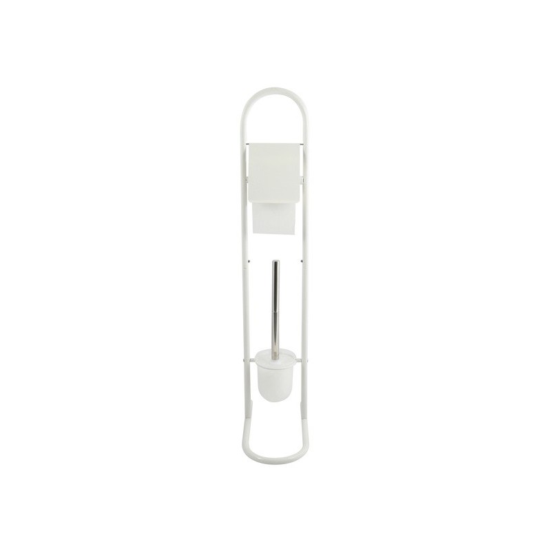 spirella Combiné Wc en Acier Blanc 29x16x70cm MSV