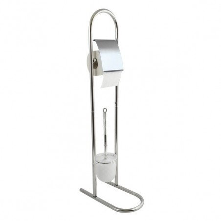 Combiné Wc Chromé Gris MSV MSV