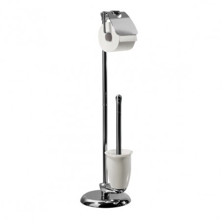 Combiné Wc DARWIN Acier chromé & Porcelaine Spirella Spirella