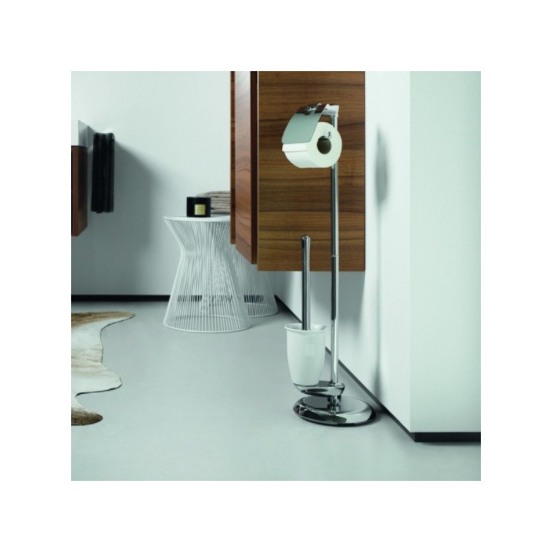 Combiné Wc DARWIN Acier chromé & Porcelaine Spirella Spirella