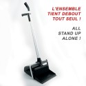 Set balayette + pelle à couvercle basculant MSV MSV