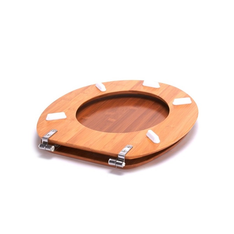 Spirella Copriwater EASY CLIP Plastica Tortora - Cerniere in Acciaio Inox MSV