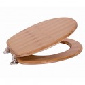 Spirella Toilet Seat EASY CLIP Thermoset Taupe - Stainless Steel Hinges MSV