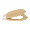 Abattant Wc MDF en décor Pin Beige - Charnières PS MSV MSV