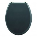 MSV Toilet Seat MDF CLÉO Anthracite Gray - Stainless Steel Hinges MSV