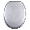 Abattant WC MDF CLÉO Argent - Charnières Inox MSV MSV