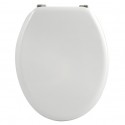 Abattant WC MDF CLÉO Blanc - Charnières Inox MSV MSV