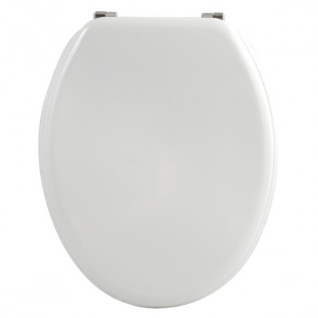 Abattant WC MDF CLÉO Blanc - Charnières Inox MSV MSV