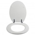 MSV WC-Sitz Weißer MDF- - Edelstahlscharniere MSV