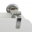 MSV WC-Sitz Weißer MDF- - Edelstahlscharniere MSV