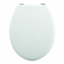 Abattant Wc MDF Blanc - Charnières Zinc MSV MSV
