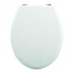 MSV WC-Sitz Weißer MDF-  Zinkscharniere