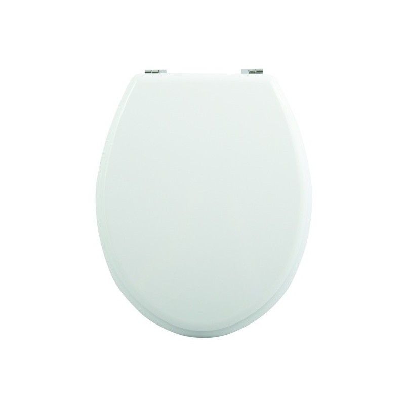 MSV WC-Sitz Weißer MDF-  Zinkscharniere MSV