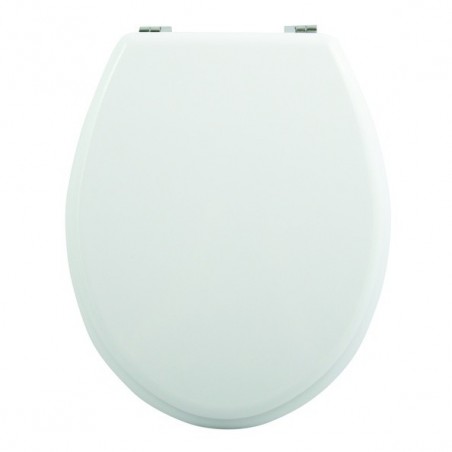Abattant Wc MDF Blanc - Charnières Zinc MSV MSV