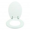 Abattant Wc MDF Blanc - Charnières Zinc MSV MSV