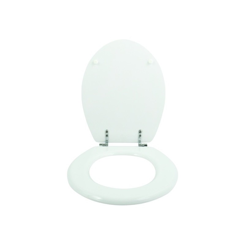 MSV Copriwater Legno bianco - Cerniere zinco MSV
