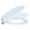 MSV Copriwater Legno bianco - Cerniere zinco MSV