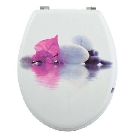 Abattant Wc MDF Bornéo - Charnières Inox MSV MSV