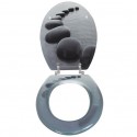 MSV Copriwater Legno PEBBLE PATH Grigio - Cerniere acciaio ox MSV