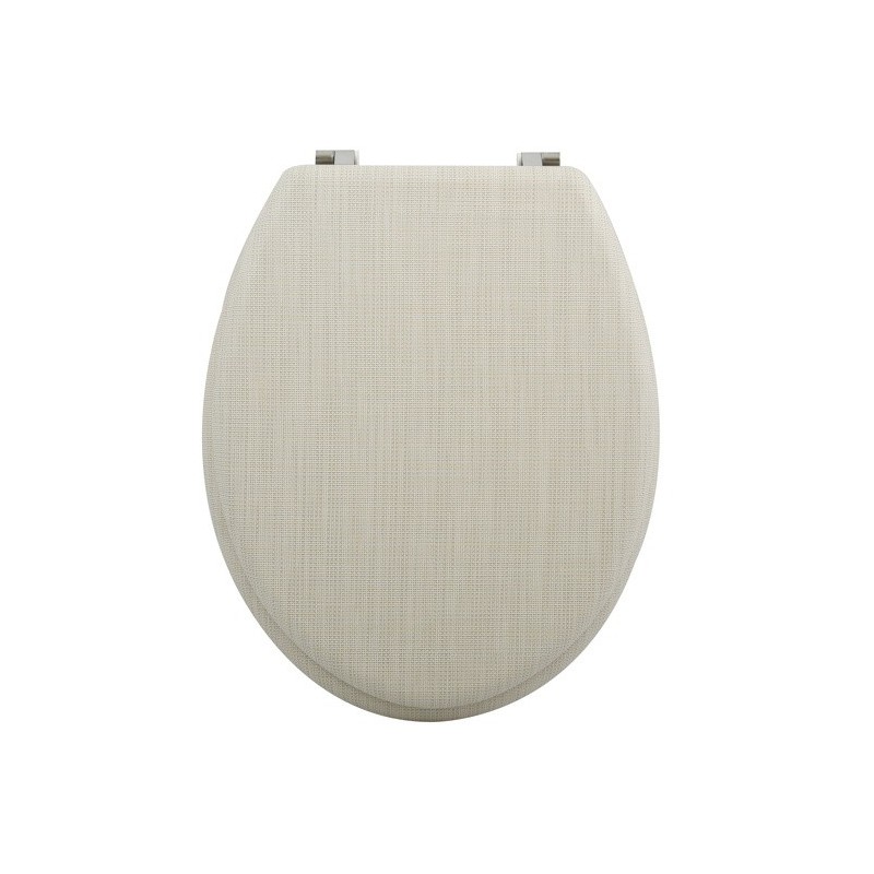 MSV WC-Sitz INGRES Grauer MDF- - Edelstahlscharniere MSV