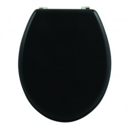 MSV Copriwater Legno CLÉO Nero Opaco - Cerniere Acciaio ox MSV