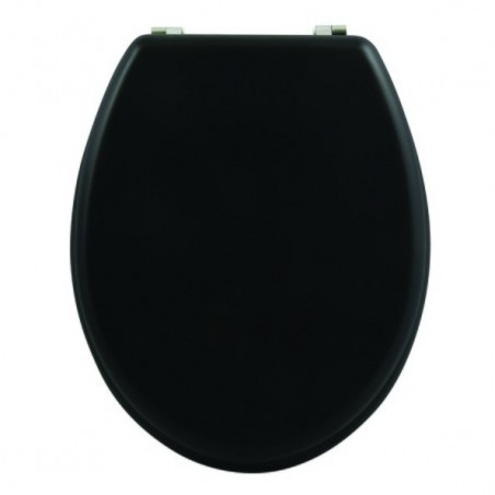 MSV Copriwater Legno CLÉO Nero Opaco - Cerniere Acciaio ox MSV