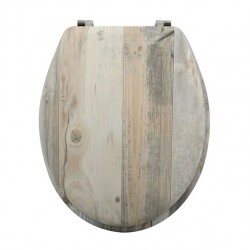 MSV Copriwater Legno LINZ Blu - Cerniere Acciaio ox MSV