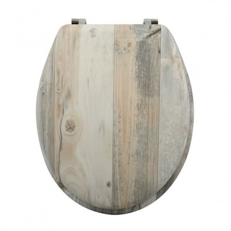 MSV Copriwater Legno LINZ Blu - Cerniere Acciaio ox MSV