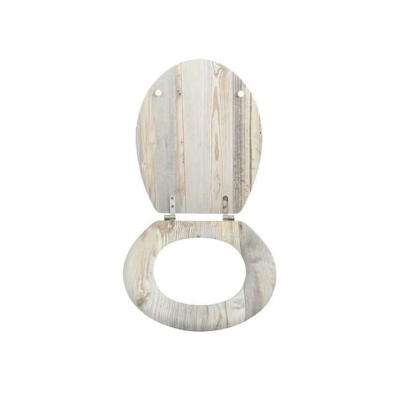 MSV WC-Sitz MDF LINZ Blau - Edelstahlscharniere MSV