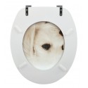 MSV Copriwater Legno OMBO Beige - Cerniere Acciaio ox MSV