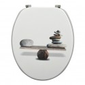 MSV Toilet Seat MDF SCOTT Dog Beige - Stainless Steel Hinges MSV