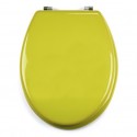 MSV Toilet Seat Pistachio Green CLÉO MDF - Stainless Steel Hinges MSV