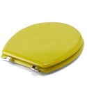 MSV WC-Sitz Pistaziengrün CLÉO aus MDF - Edelstahlscharniere MSV